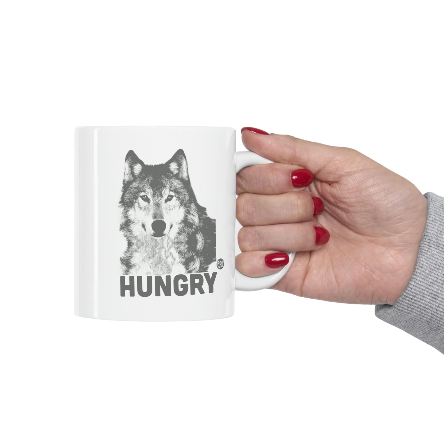 HUNGRY WOLF COFFEE MUG