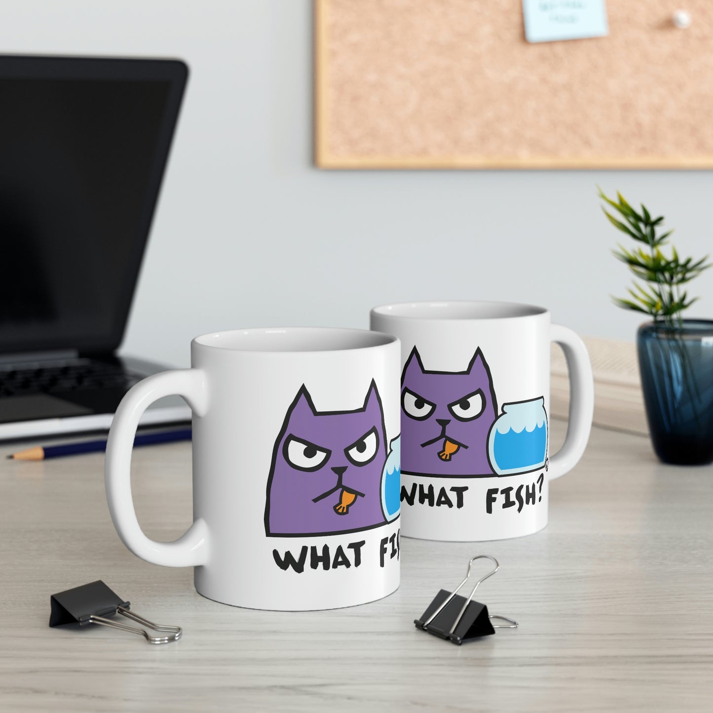 What Fish Cat Mug