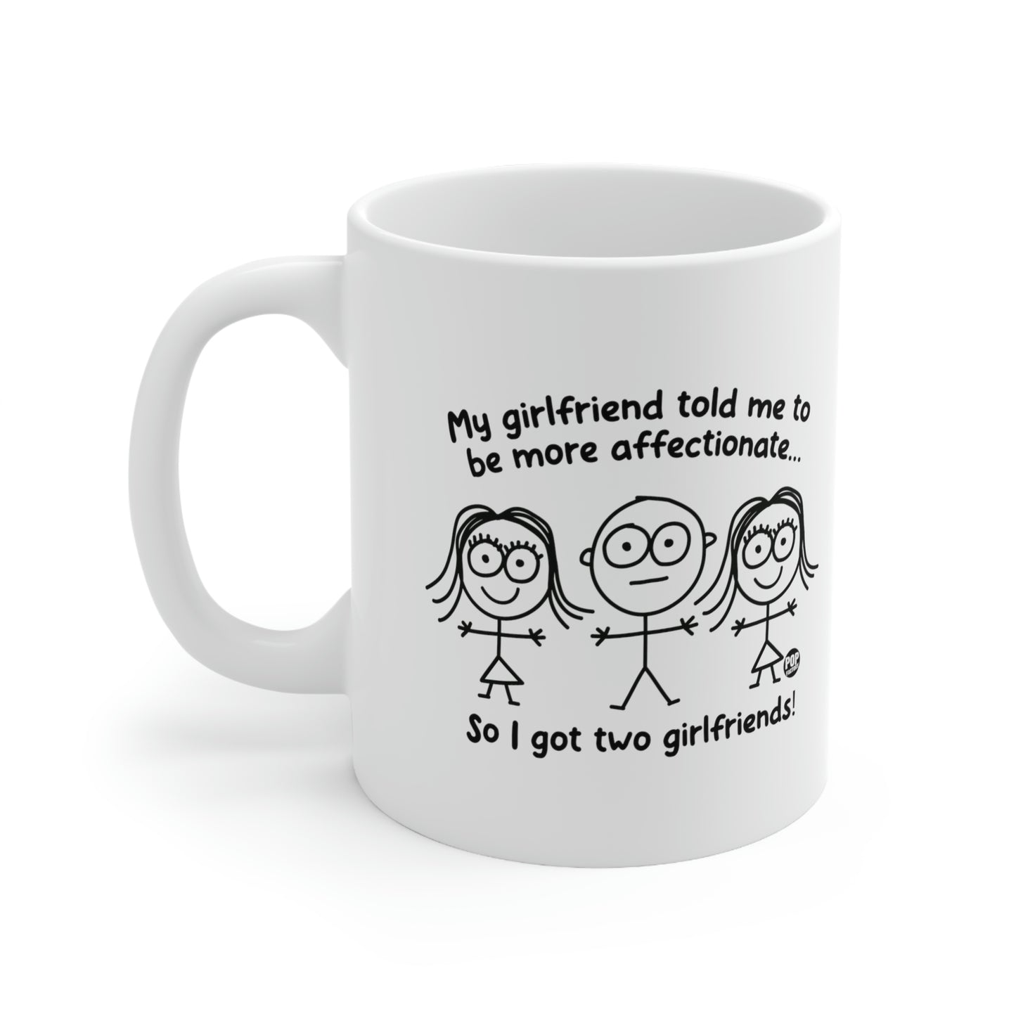 Two Girlfriends Boy Mug