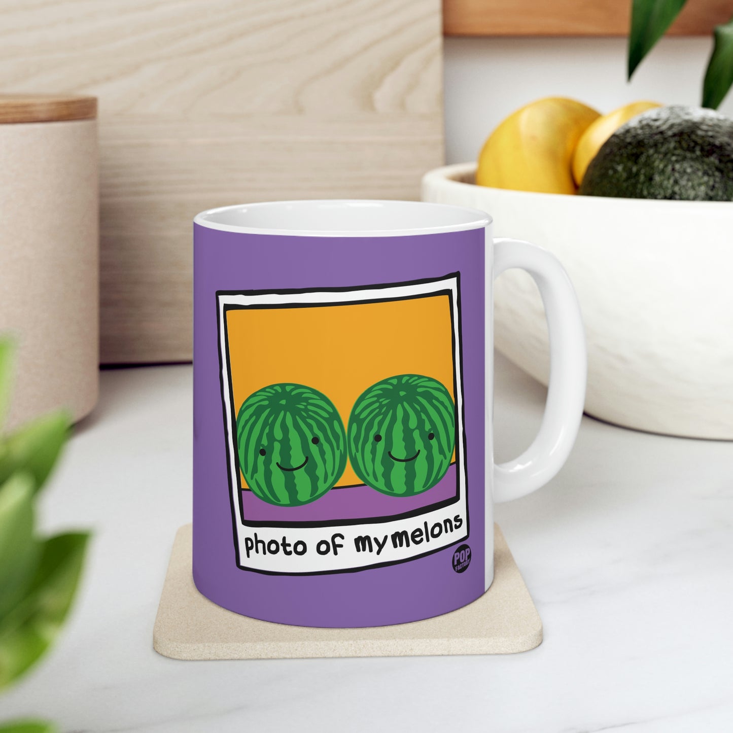 PHOTO OF MY MELONS COFFEE MUG