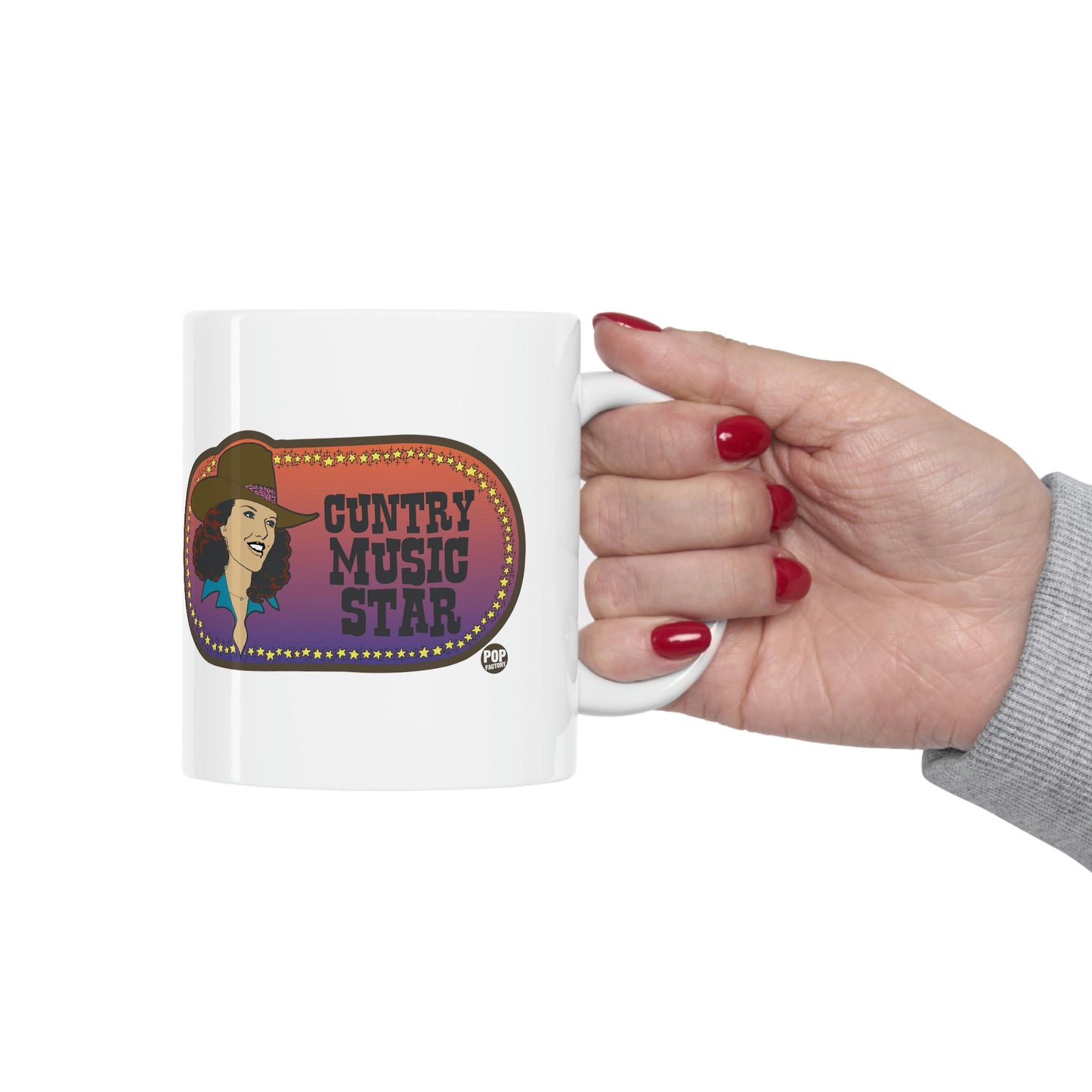 CUNTRY MUSIC STAR COFFEE MUG