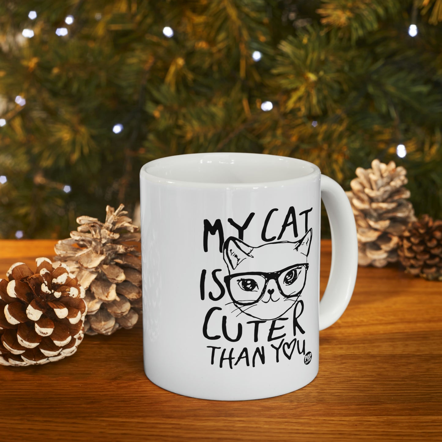 My Cat Is Cuter Than You Mug – Funny “My Cat Is Cuter Than You” Coffee Cup by Pop Factory® | Gift for Cat Parents & Humor Fans