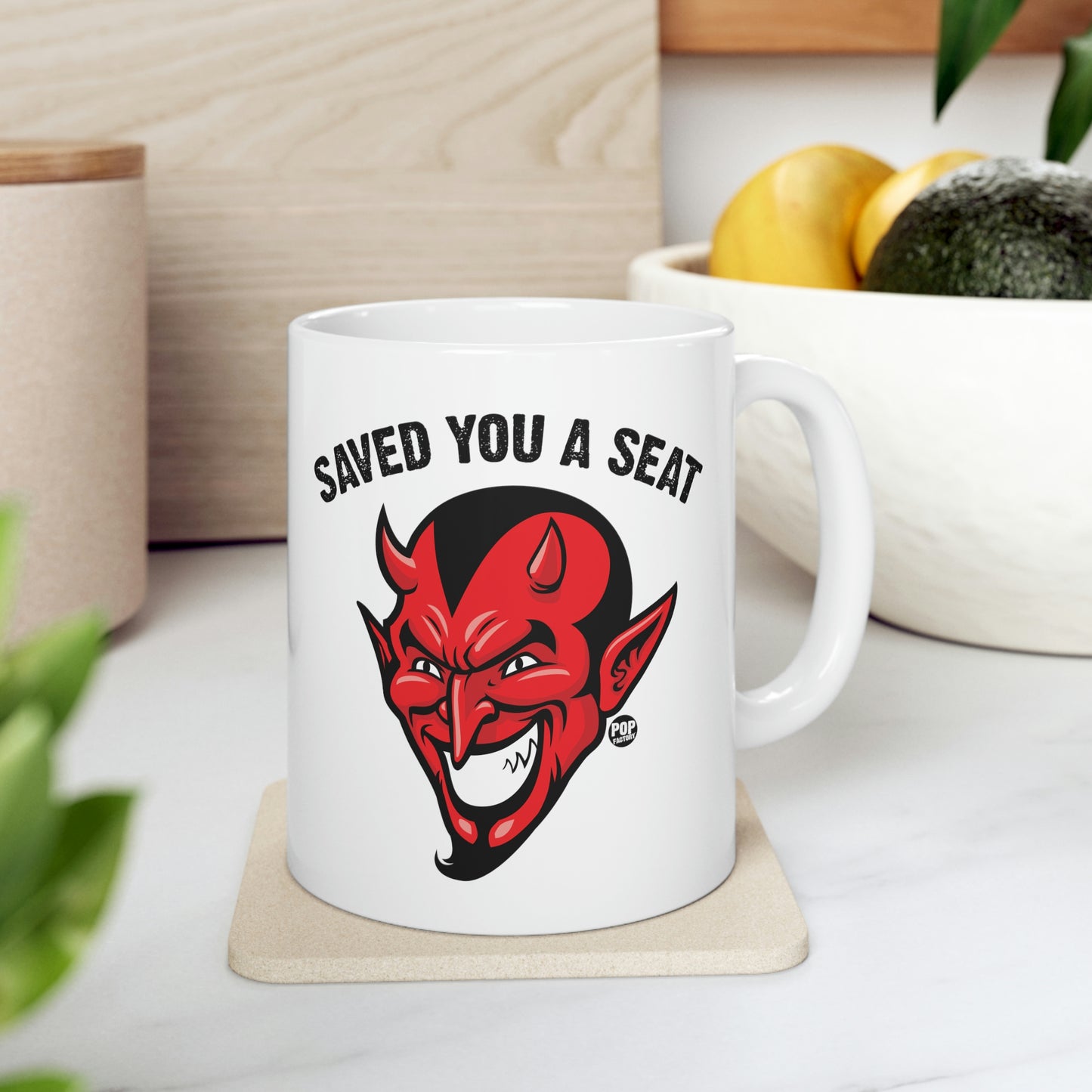 Saved You A Seat Devil Mug