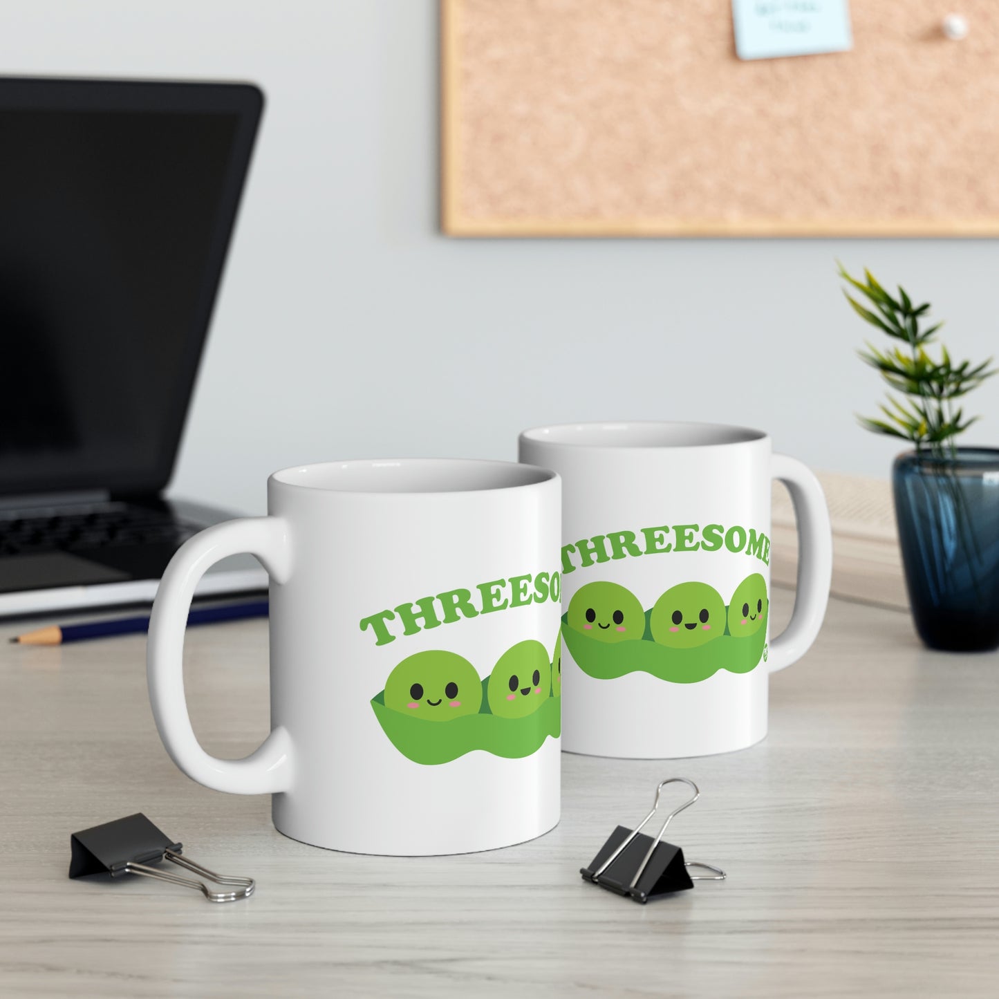 Threesome Peas Mug