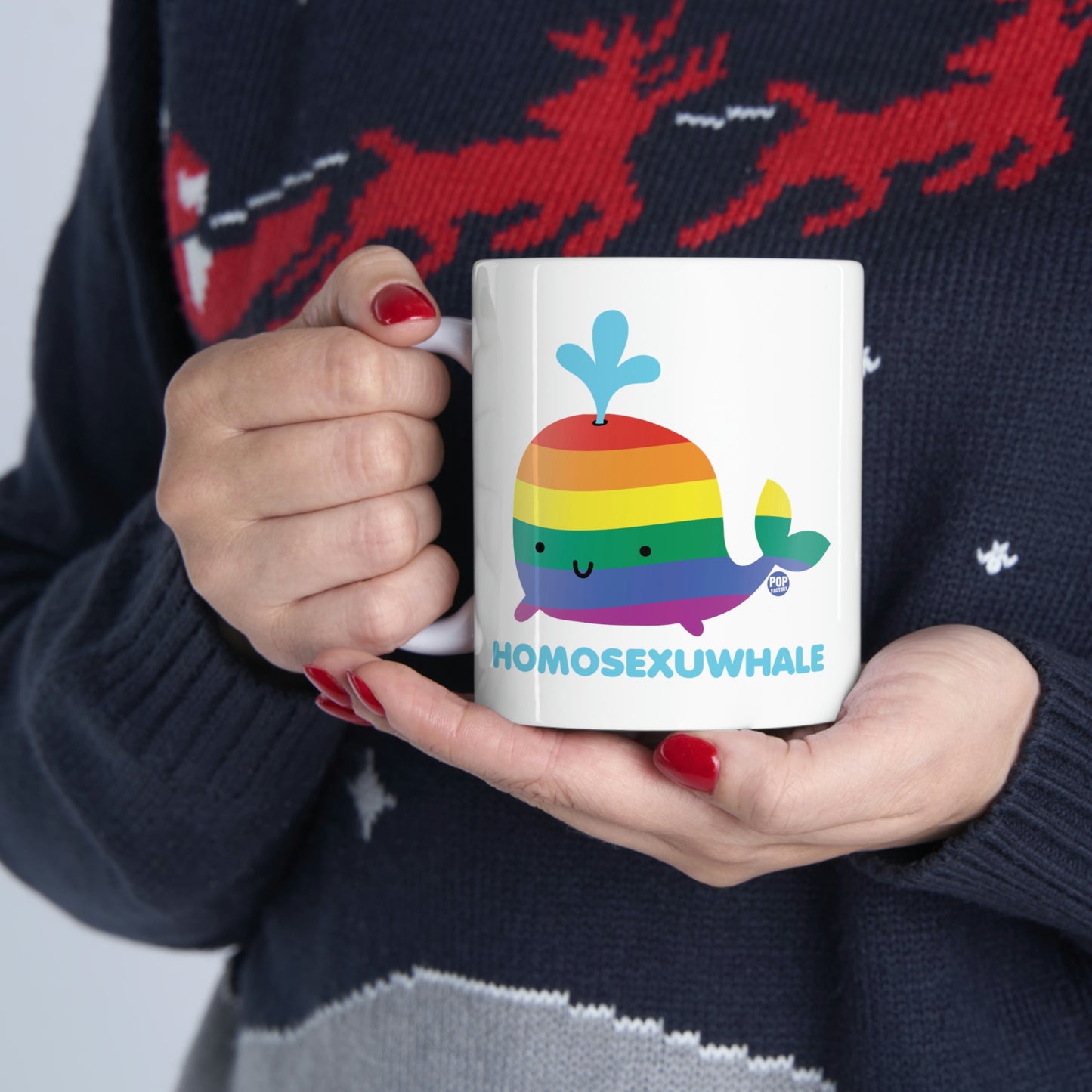 HOMOSEXUWHALE COFFEE MUG