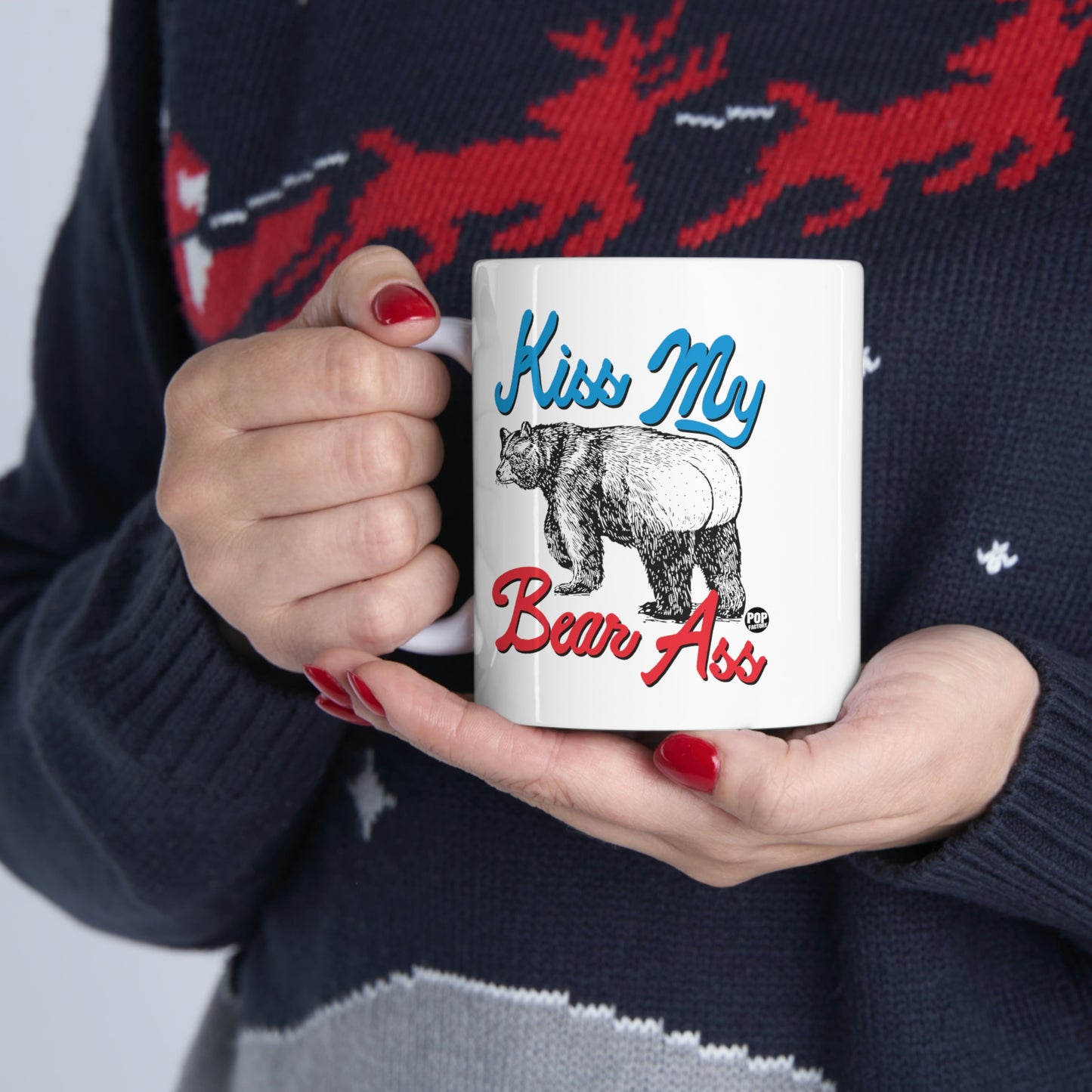 Kiss My Bear Ass Coffee Mug