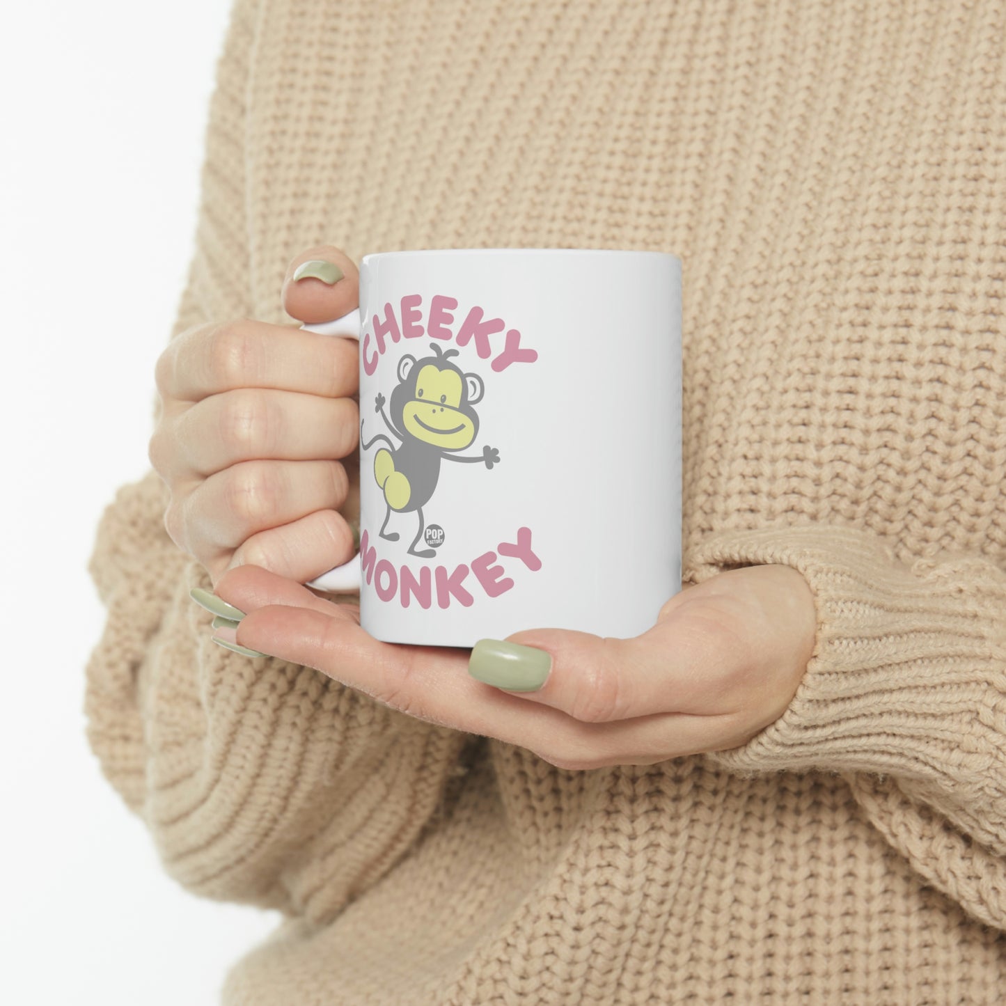 CHEEKY MONKEY BUTT COFFEE MUG