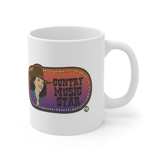 CUNTRY MUSIC STAR COFFEE MUG