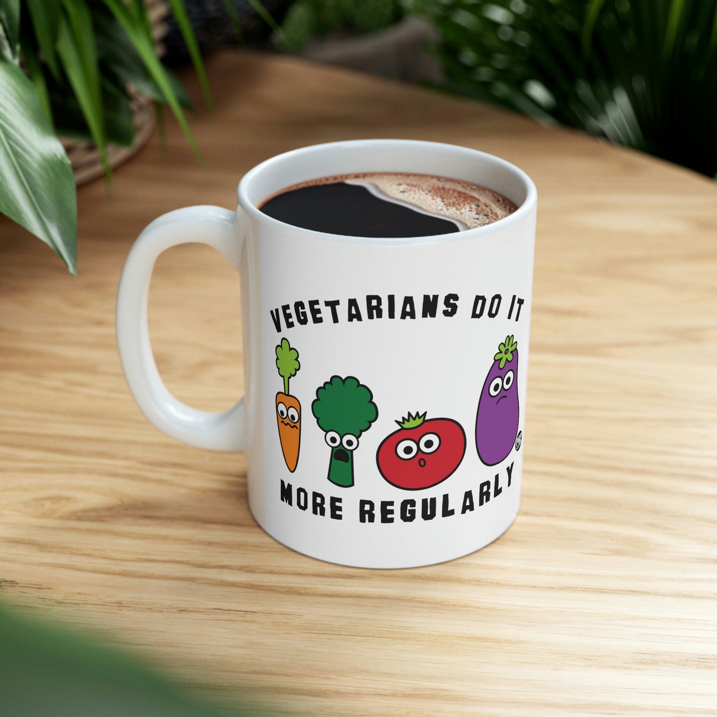 Vegetarians Do More Regular Mug