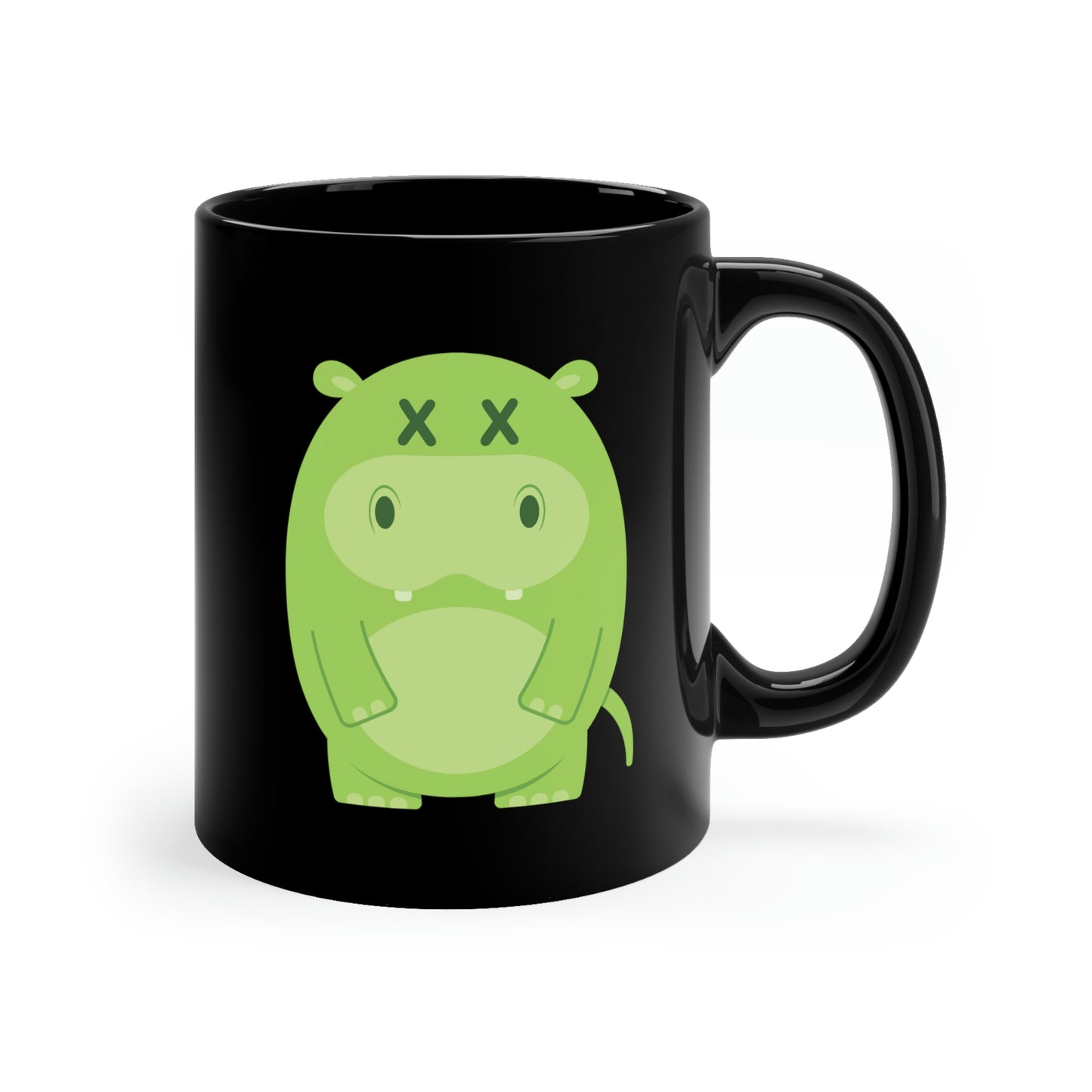 DEADIMALS HIPPO COFFEE MUG - Halloween Edition