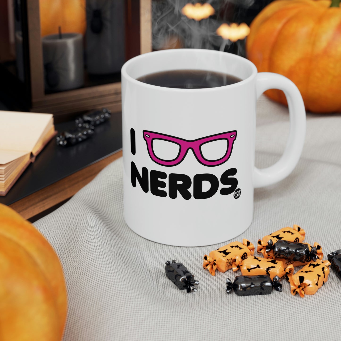 I Love Nerds Glasses Coffee Mug