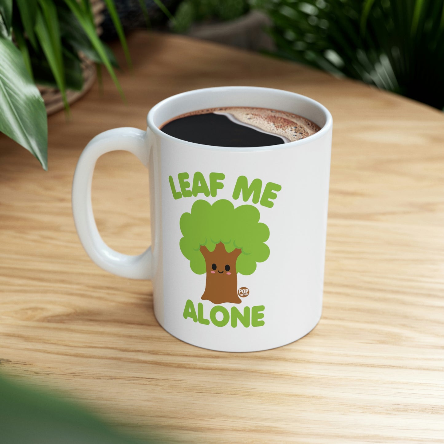 Leaf Me Alone Tree Coffee Mug