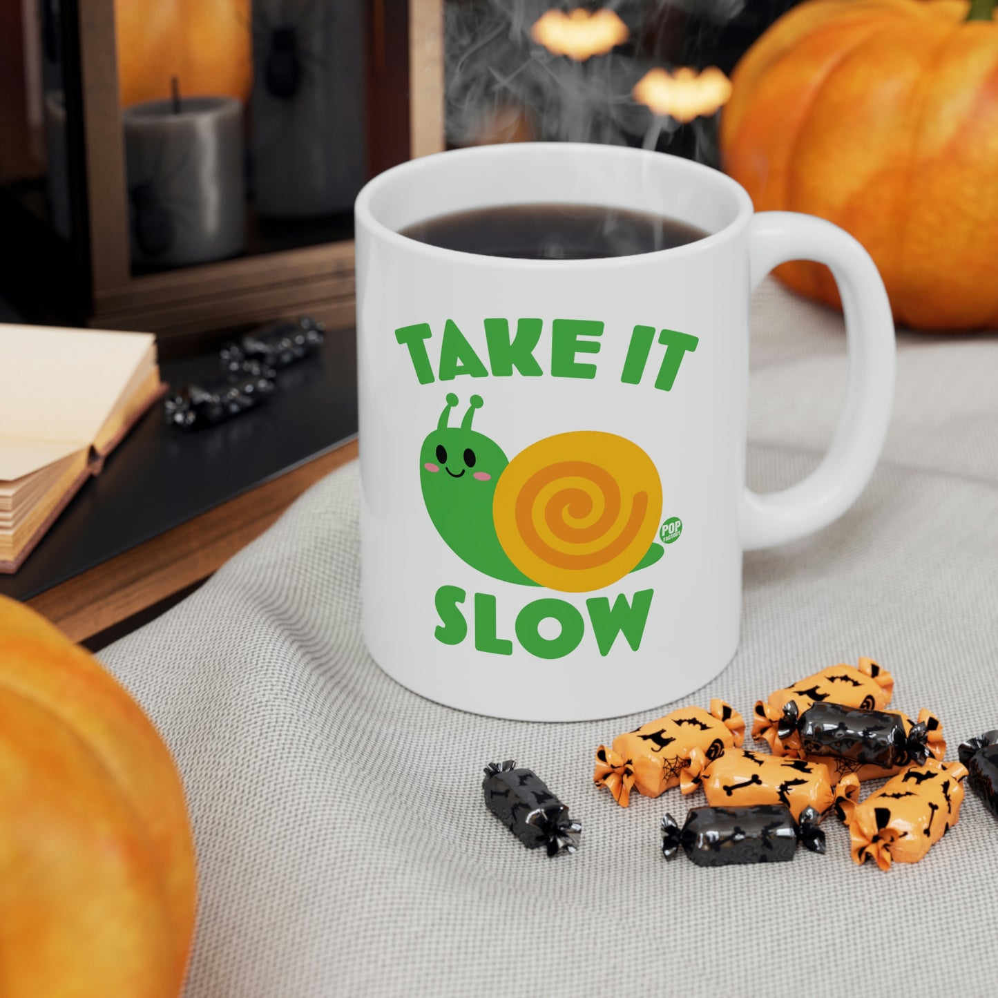 Take It Slow Snail Mug