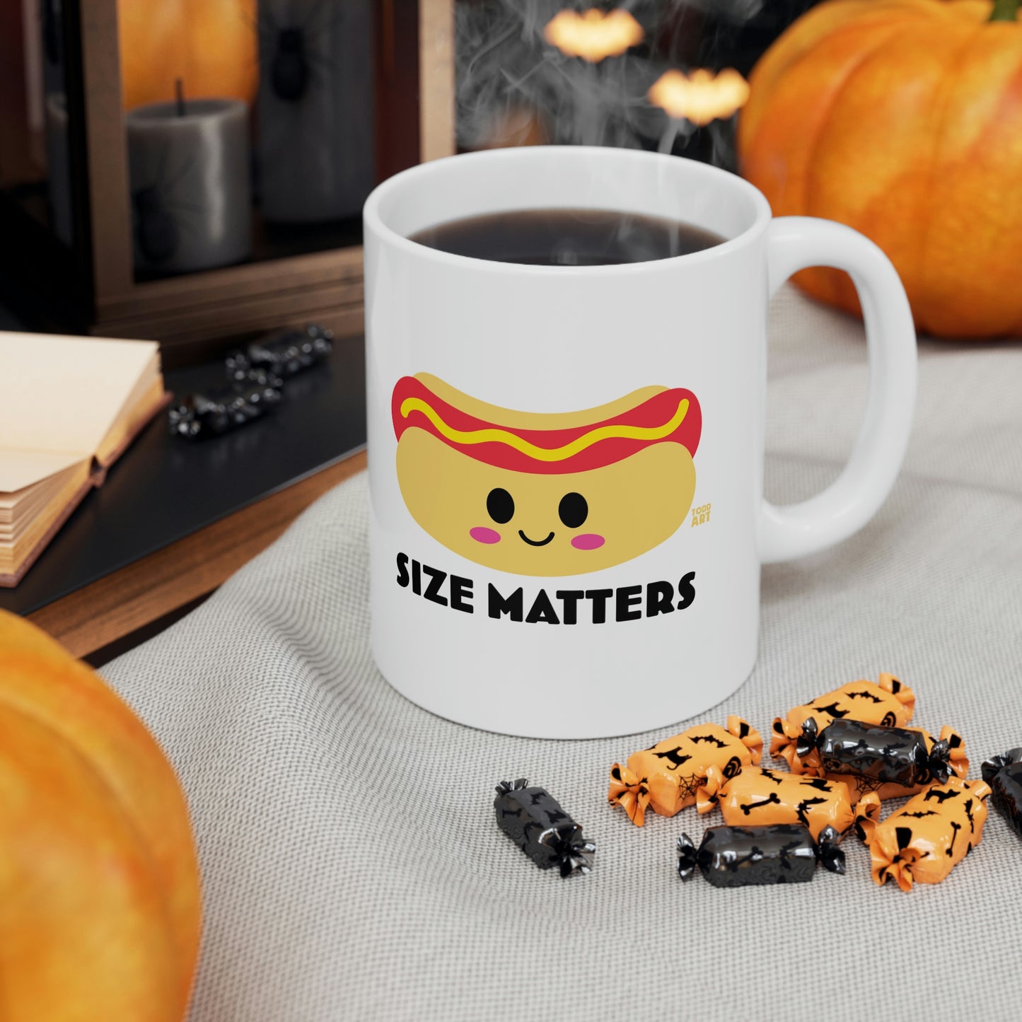 Size Matters Hot Dog Mug