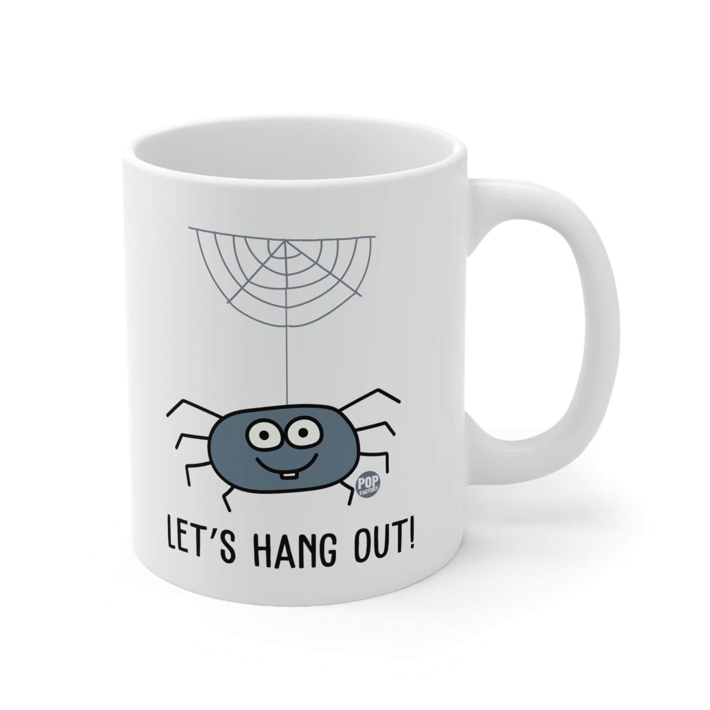 Let's Hang Out Spider Coffee Mug