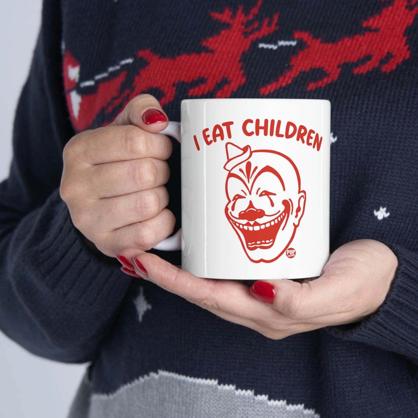 I EAT CHILDREN COFFEE MUG