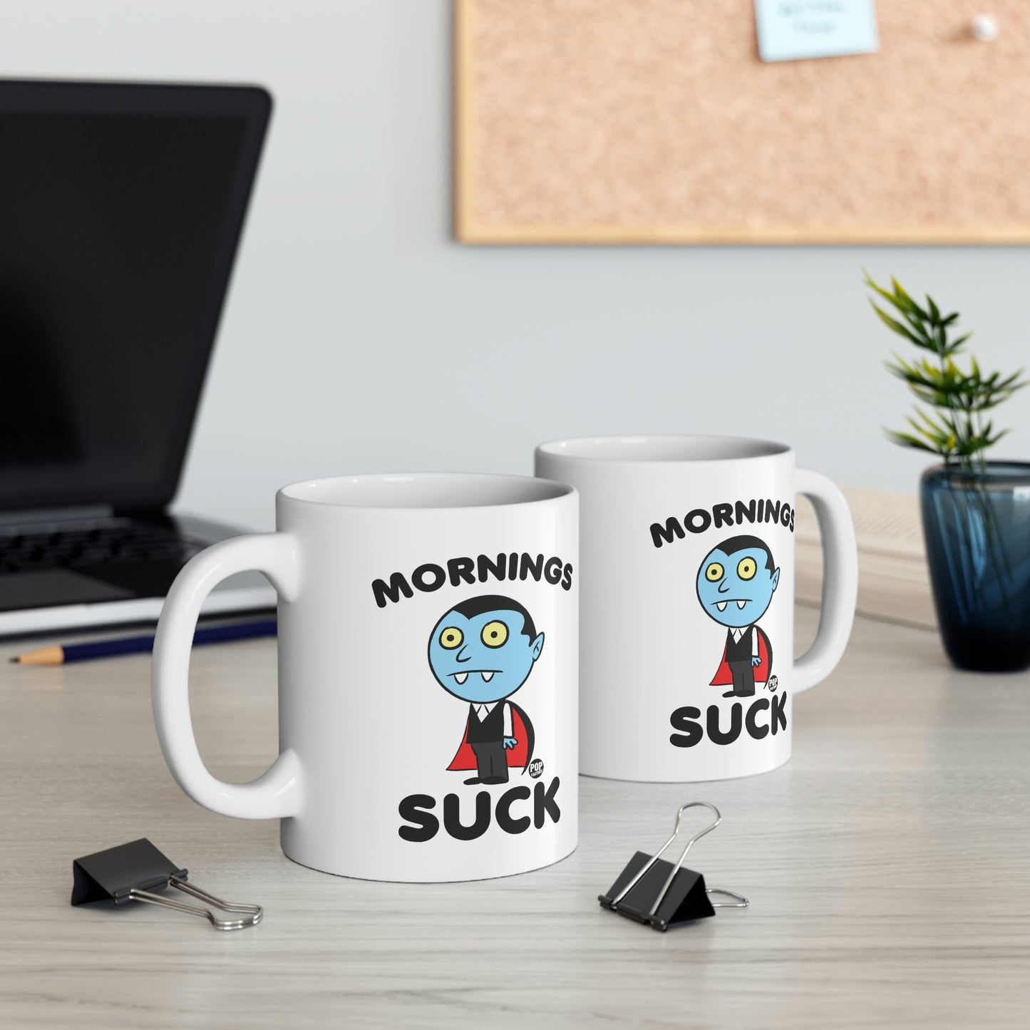 MORNING SUCK DRACULA COFFEE MUG