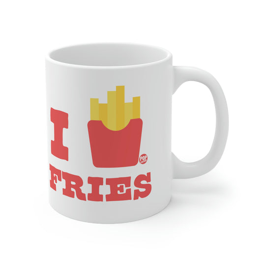 I LOVE FRIES COFFEE MUG