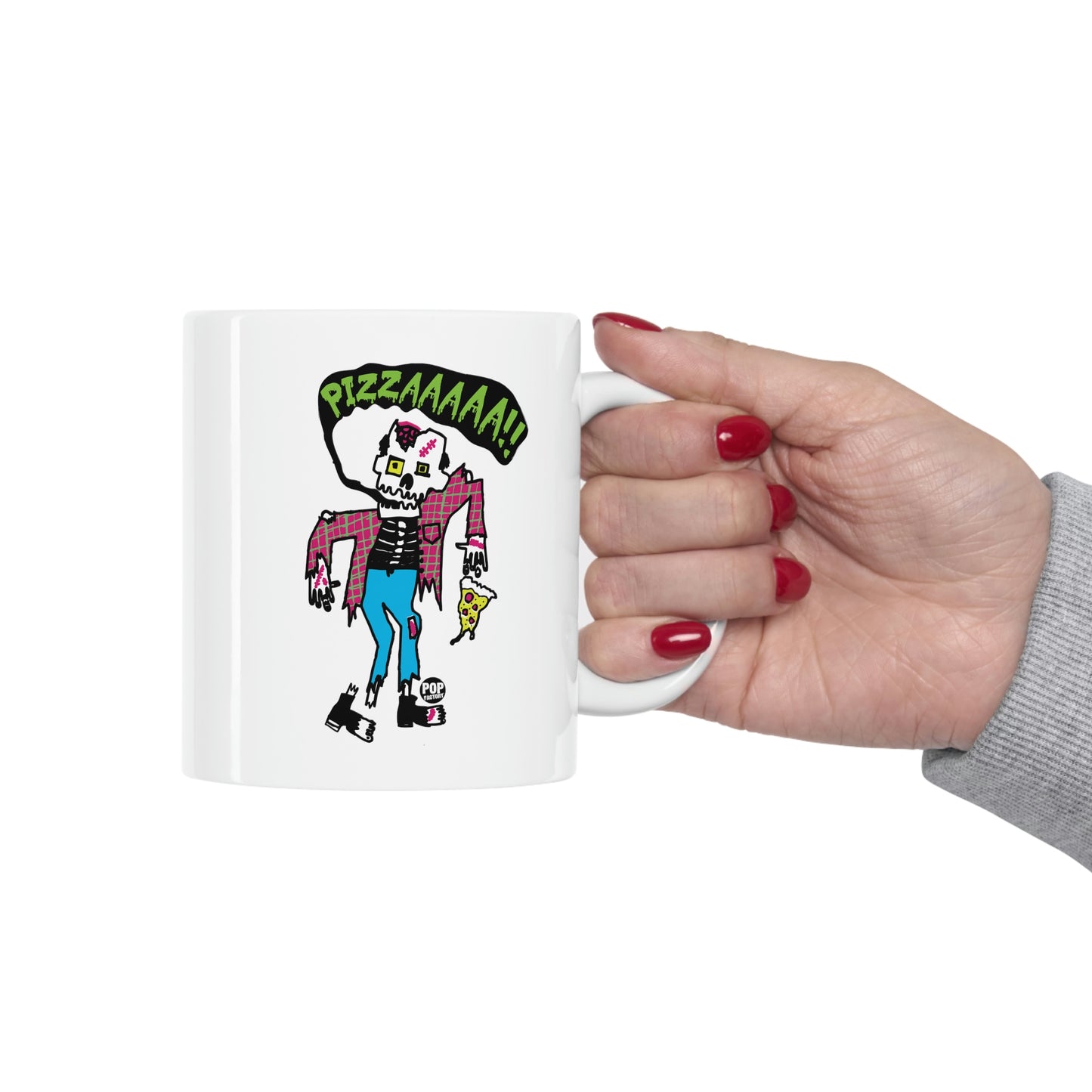 PIZZZZZA ZOMBIE COFFEE MUG