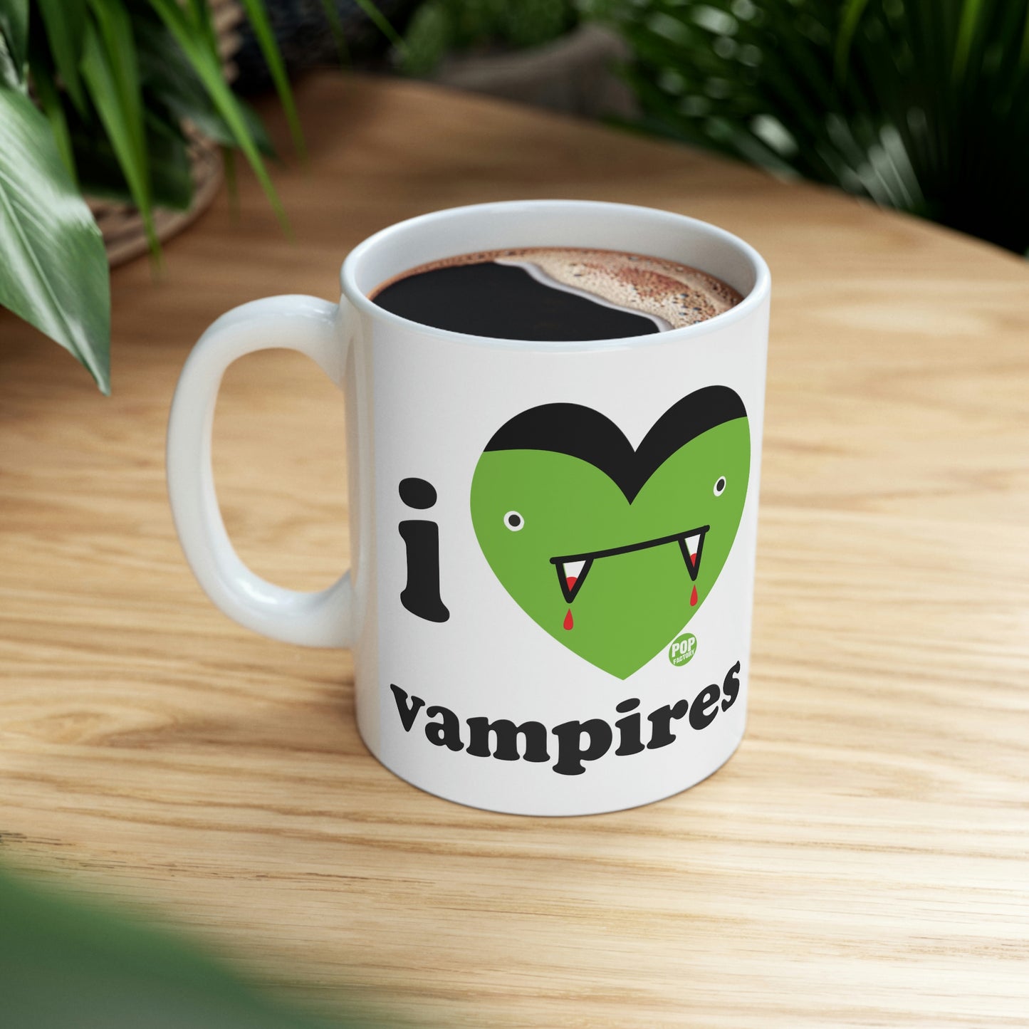 I LOVE VAMPIRES COFFEE MUG