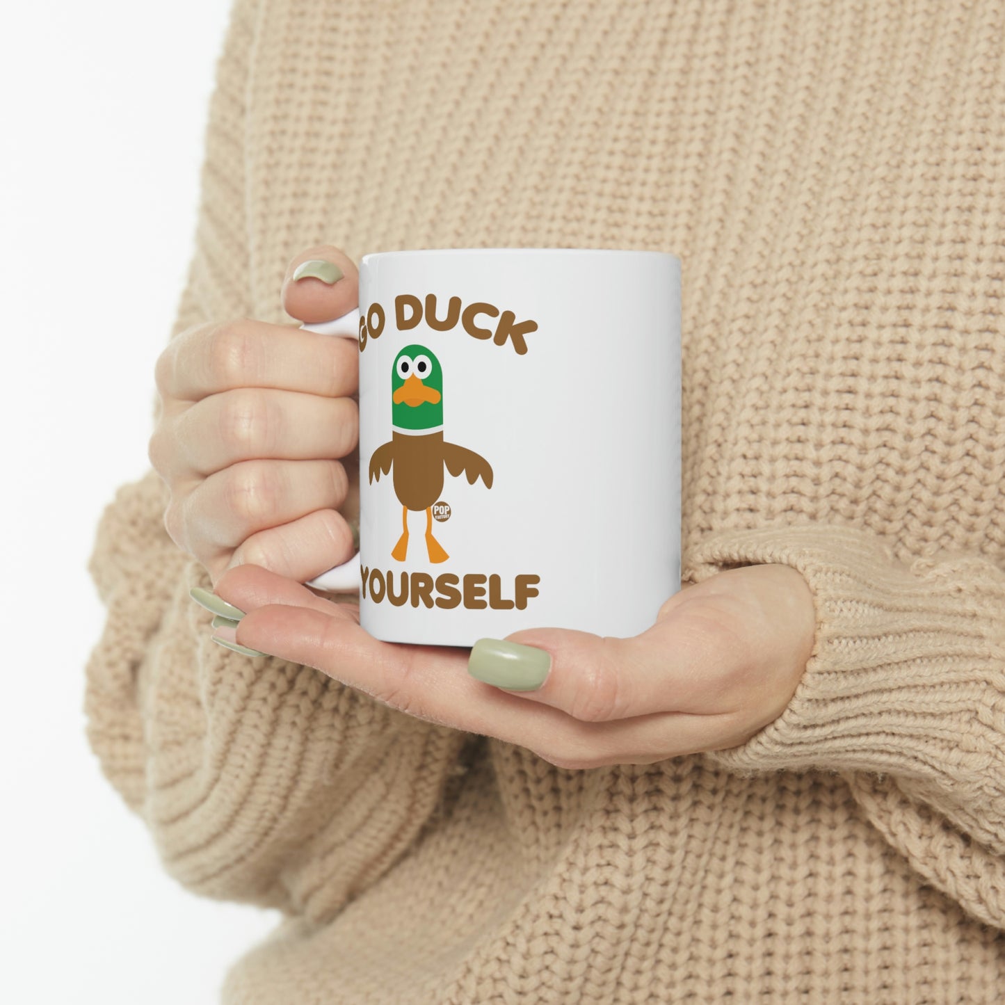 GO DUCK YOURSELF COFFEE MUG