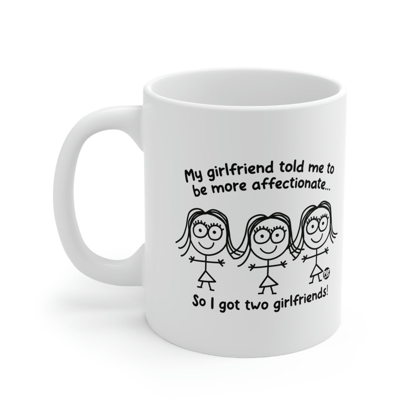 Two Girlfriends Girl Mug