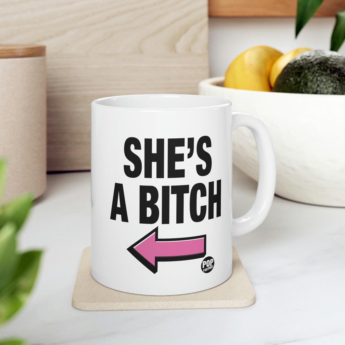 She's A Bitch Mug