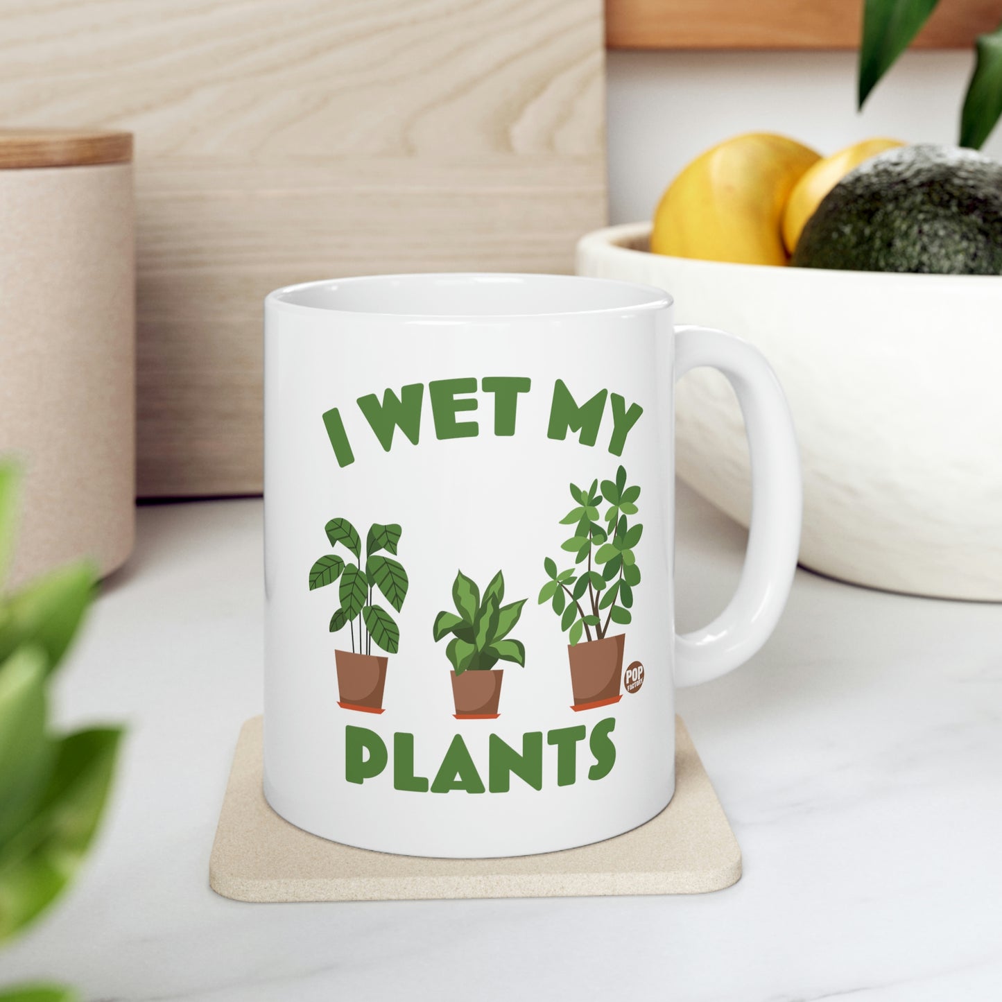 I WET MY PLANTS COFFEE MUG