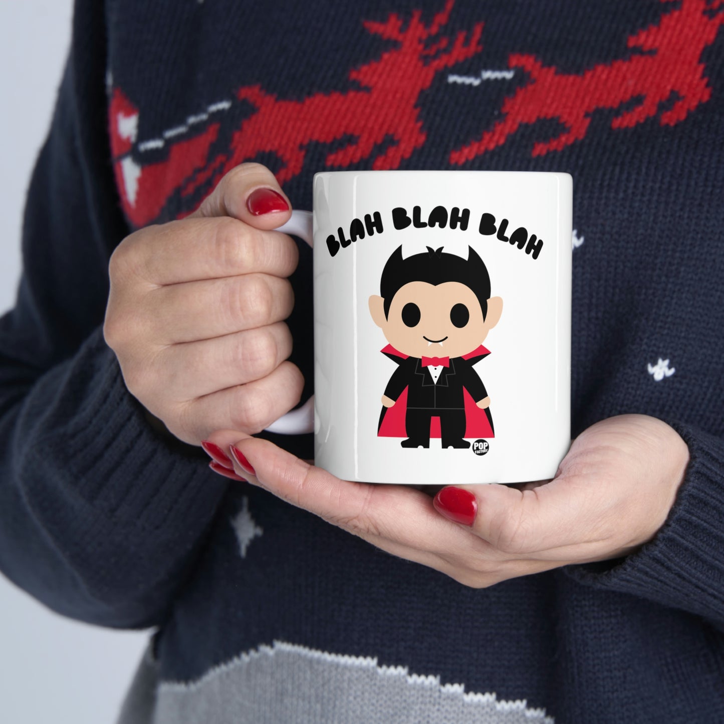 BLAH BLAH DRACULA COFFEE MUG