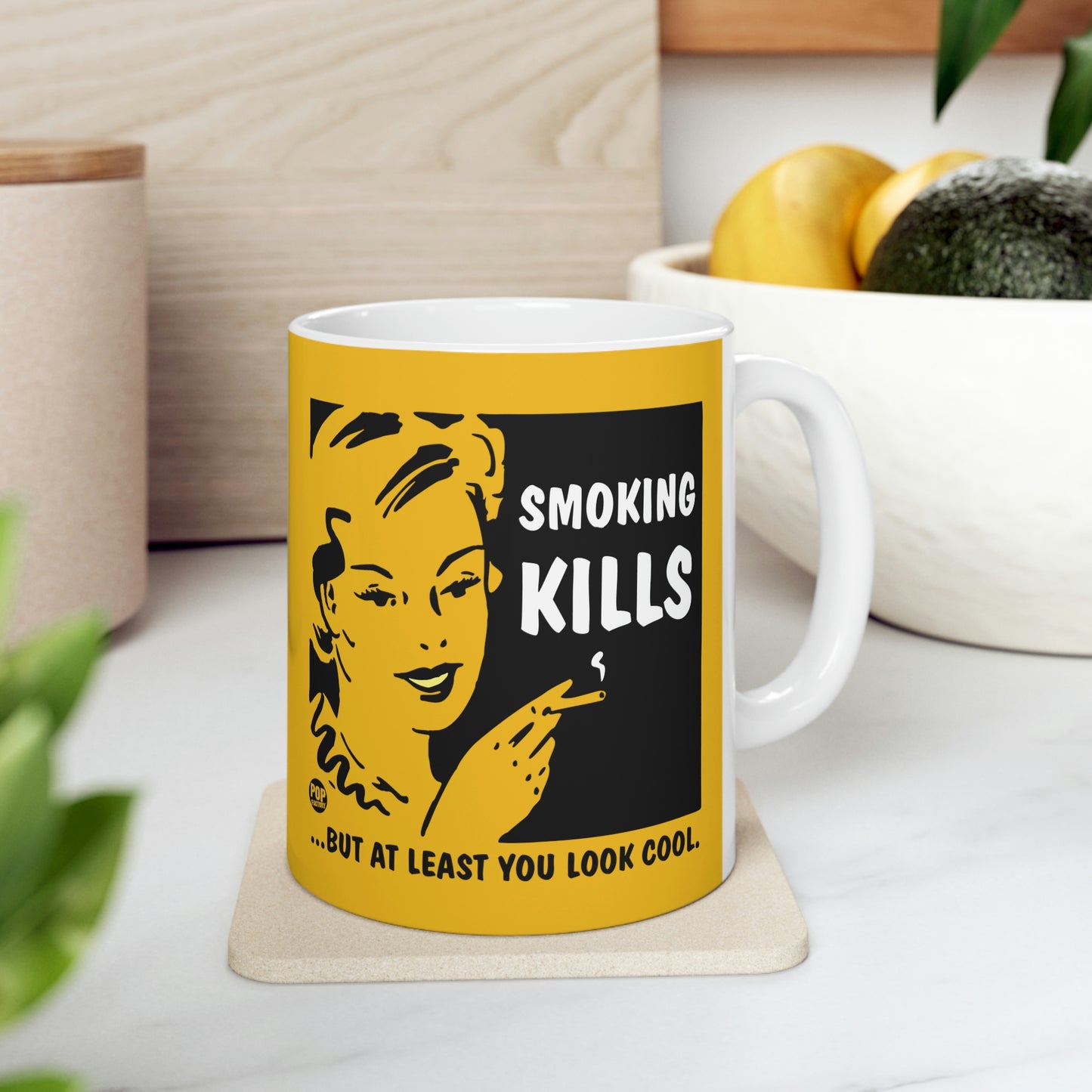 Smoking Kills Look Cool Mug