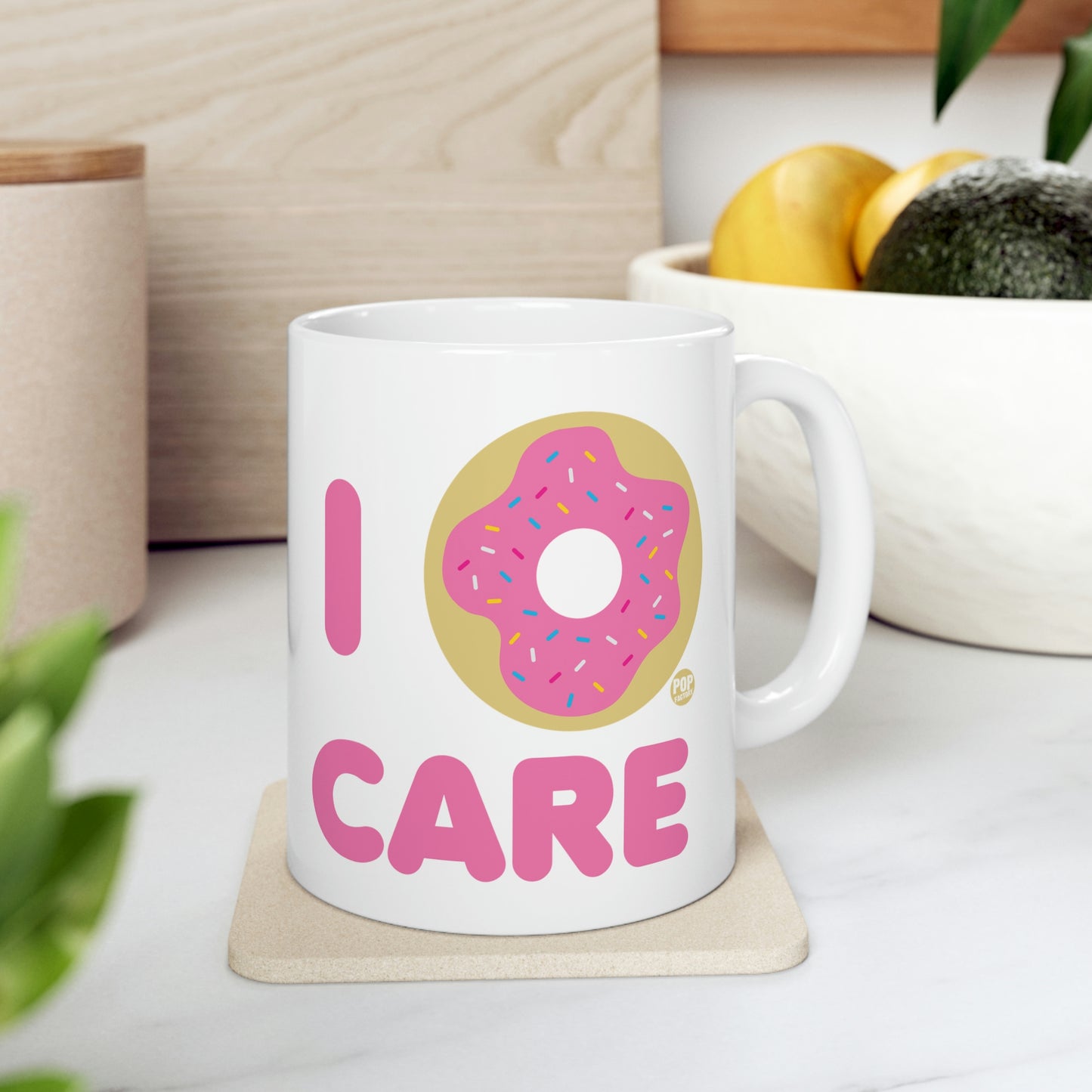 I DONUT CARE COFFEE MUG