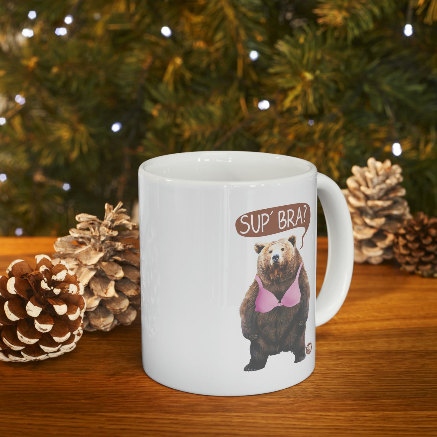 Sup Bra Bear Mug