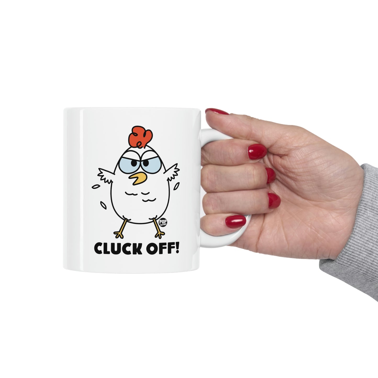 CLUCK OFF COFFEE MUG