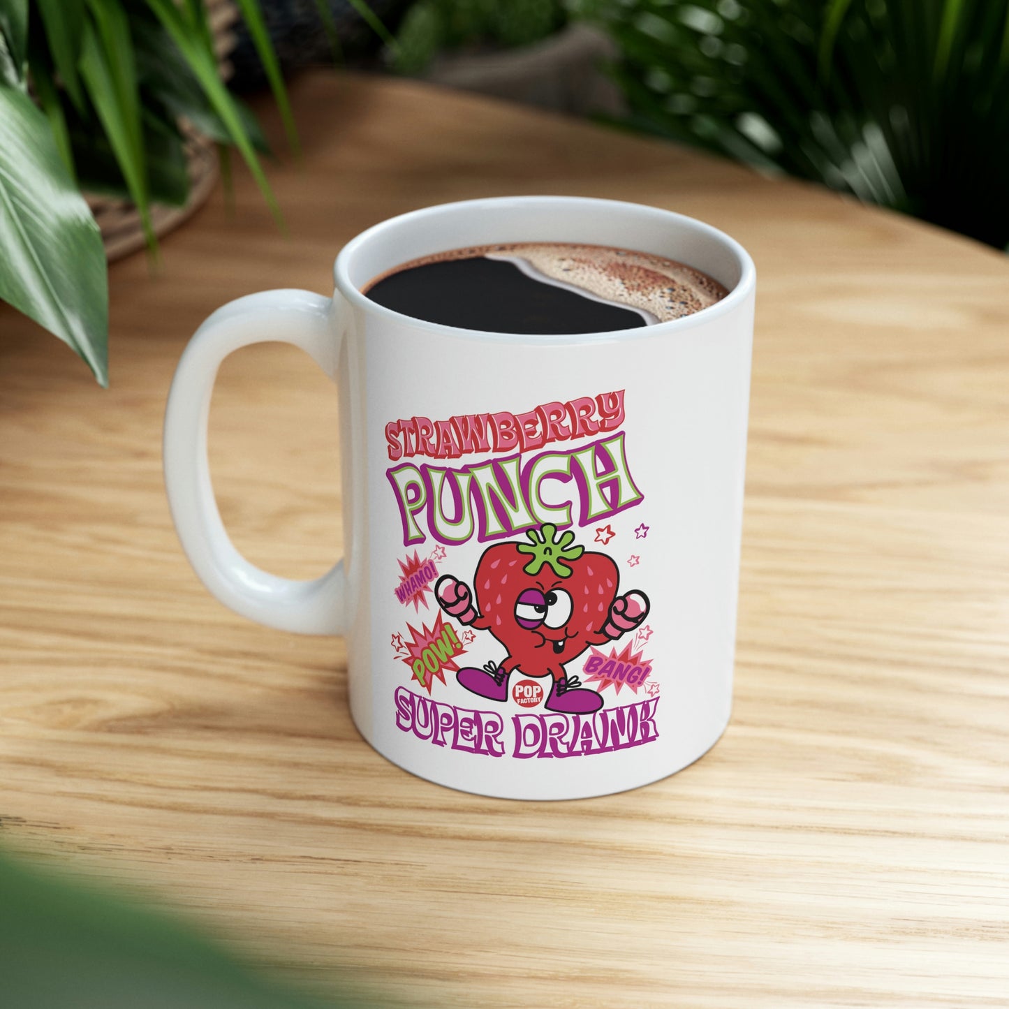 FUNSHINE-STRAWBERRY PUNCH SUPER DRANK COFFEE MUG