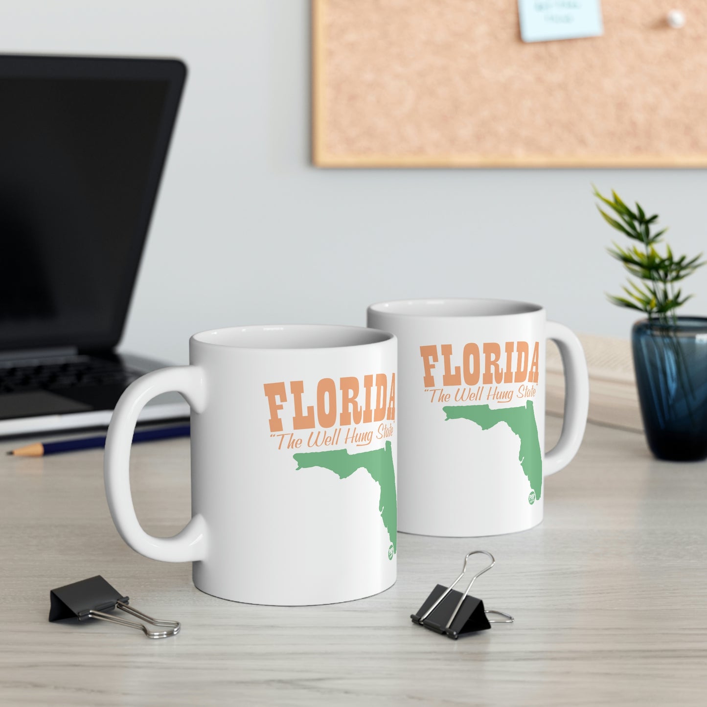 FLORIDA WELL HUNG STATE COFFEE MUG