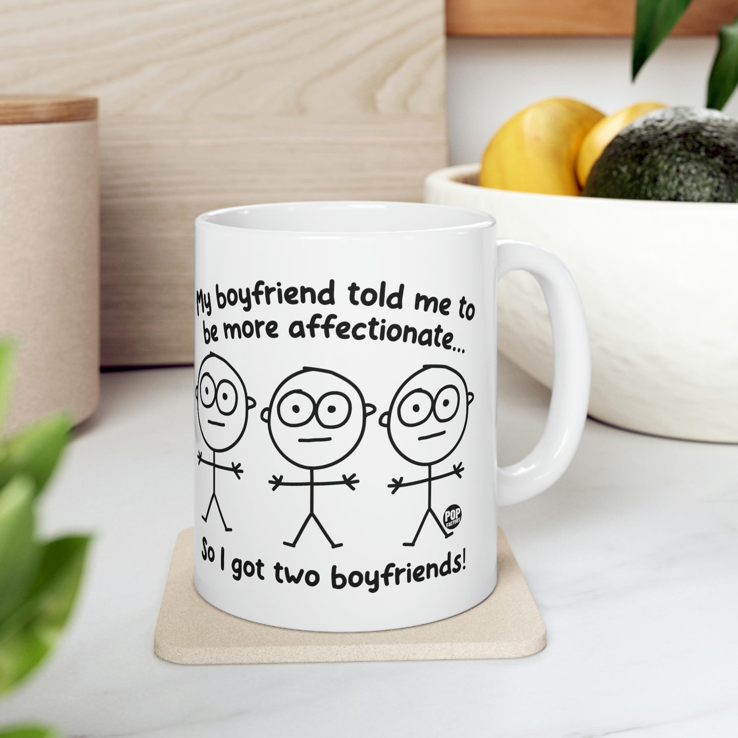 Two Boyfriends Boy Mug