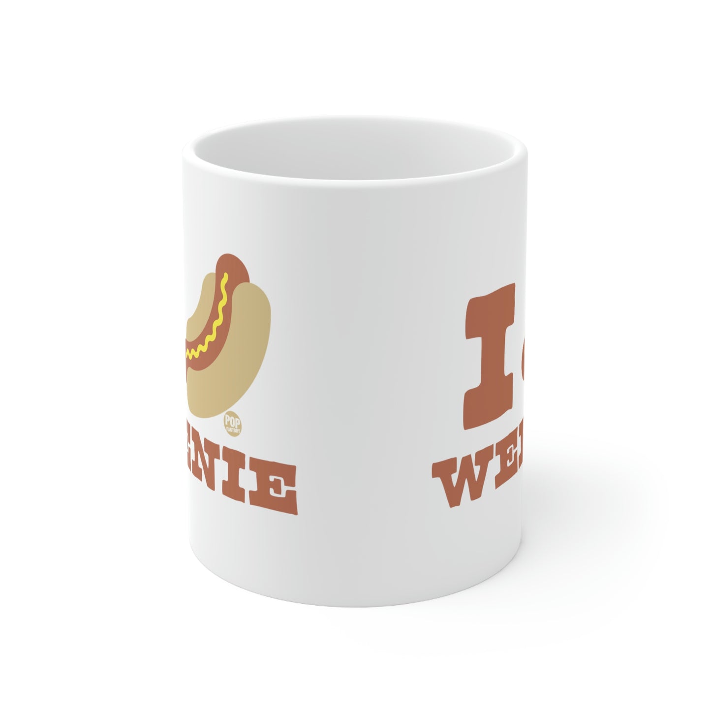 I LOVE WEENIE HOT DOG COFFEE MUG