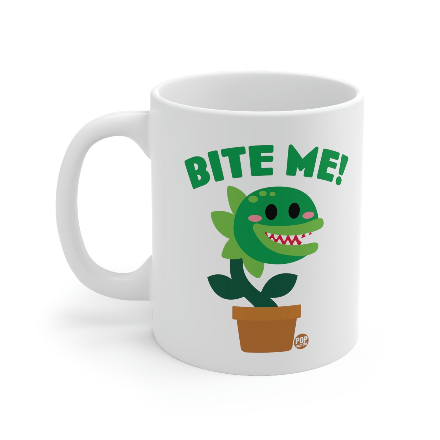 BITE ME VENUS FLYTRAP COFFEE MUG