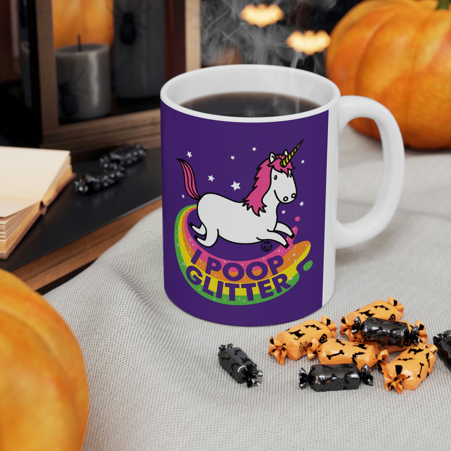 I Poop Glitter Unicorn Coffee Mug