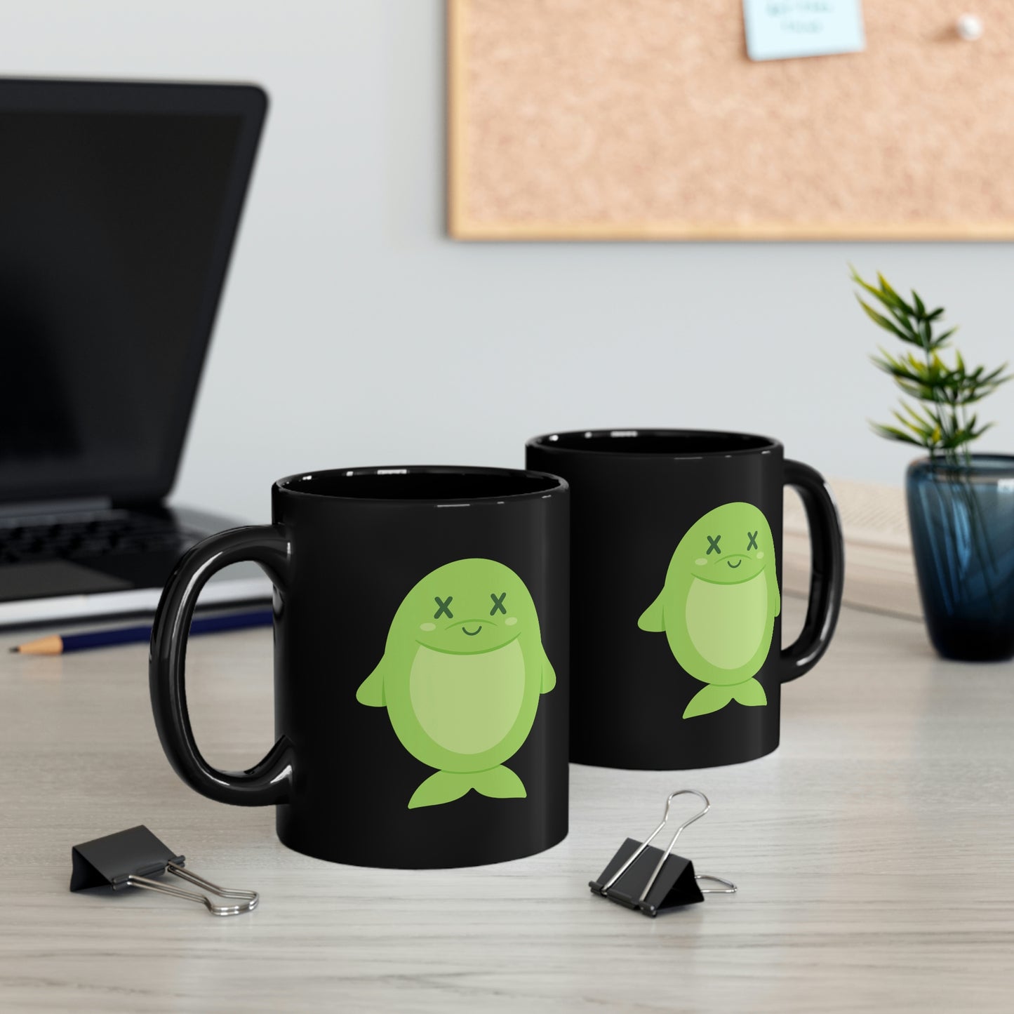 DEADIMALS DOLPHIN COFFEE MUG - Halloween Edition