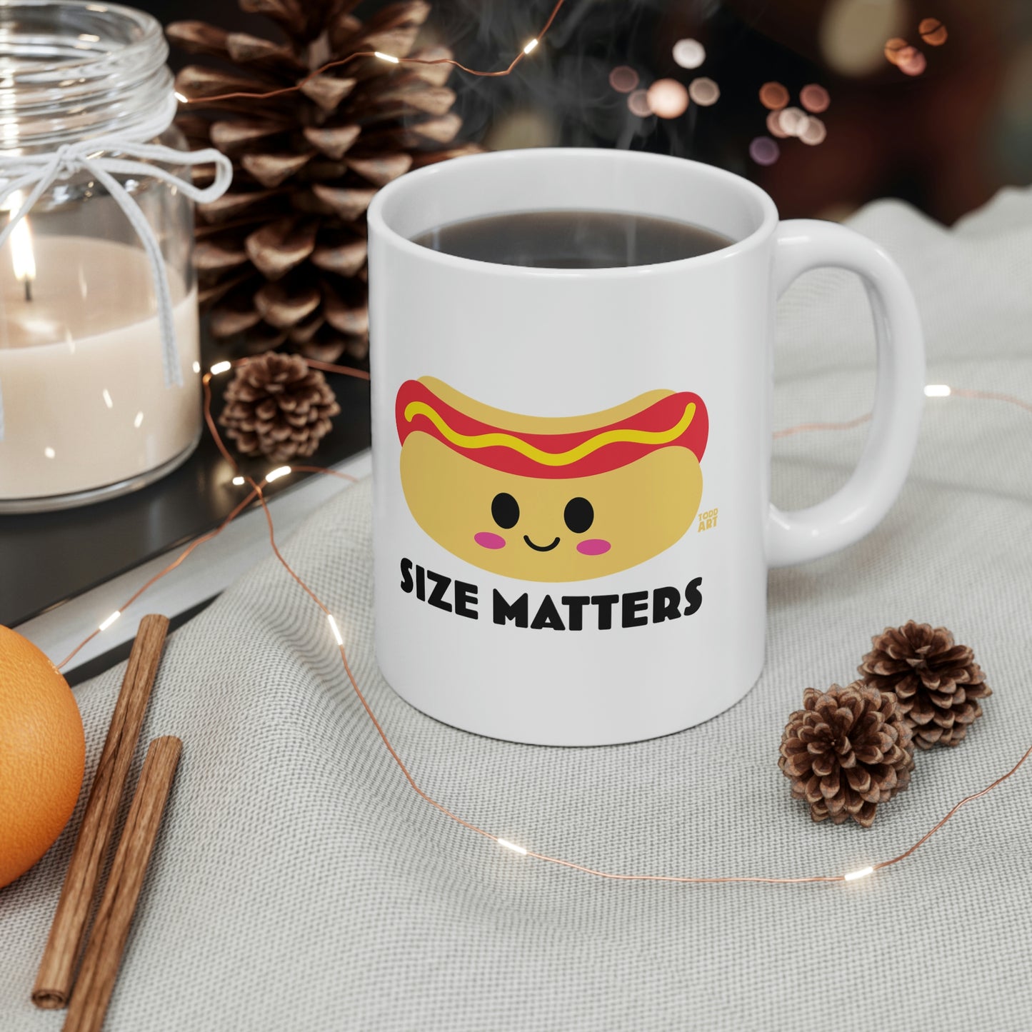 Size Matters Hot Dog Mug