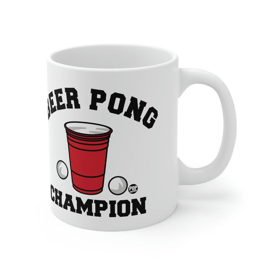 BEER PONG CHAMPION COFFEE MUG