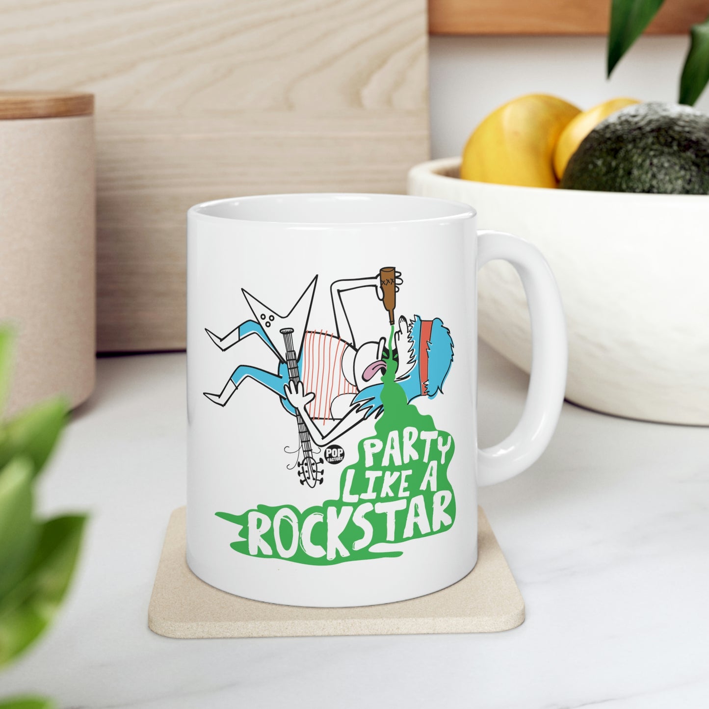 PARTY LIKE A ROCKSTAR COFFEE MUG