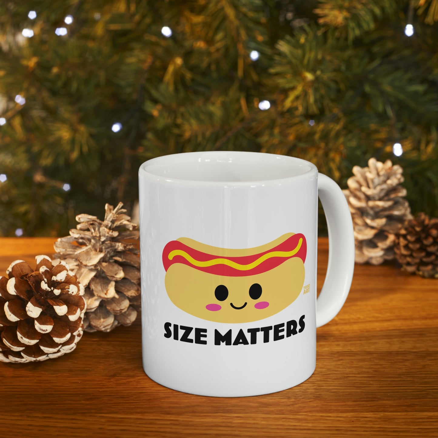 Size Matters Hot Dog Mug