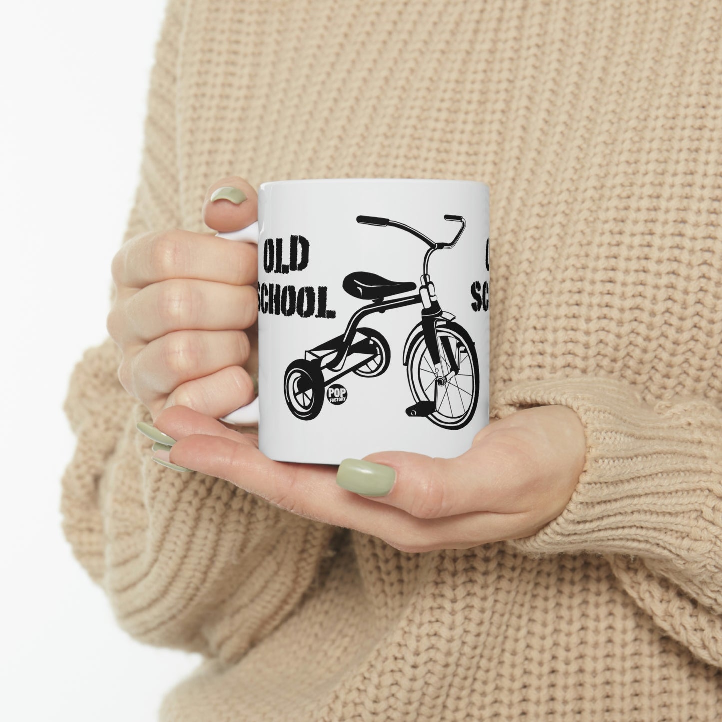 OLD SCHOOL BIKE COFFEE MUG