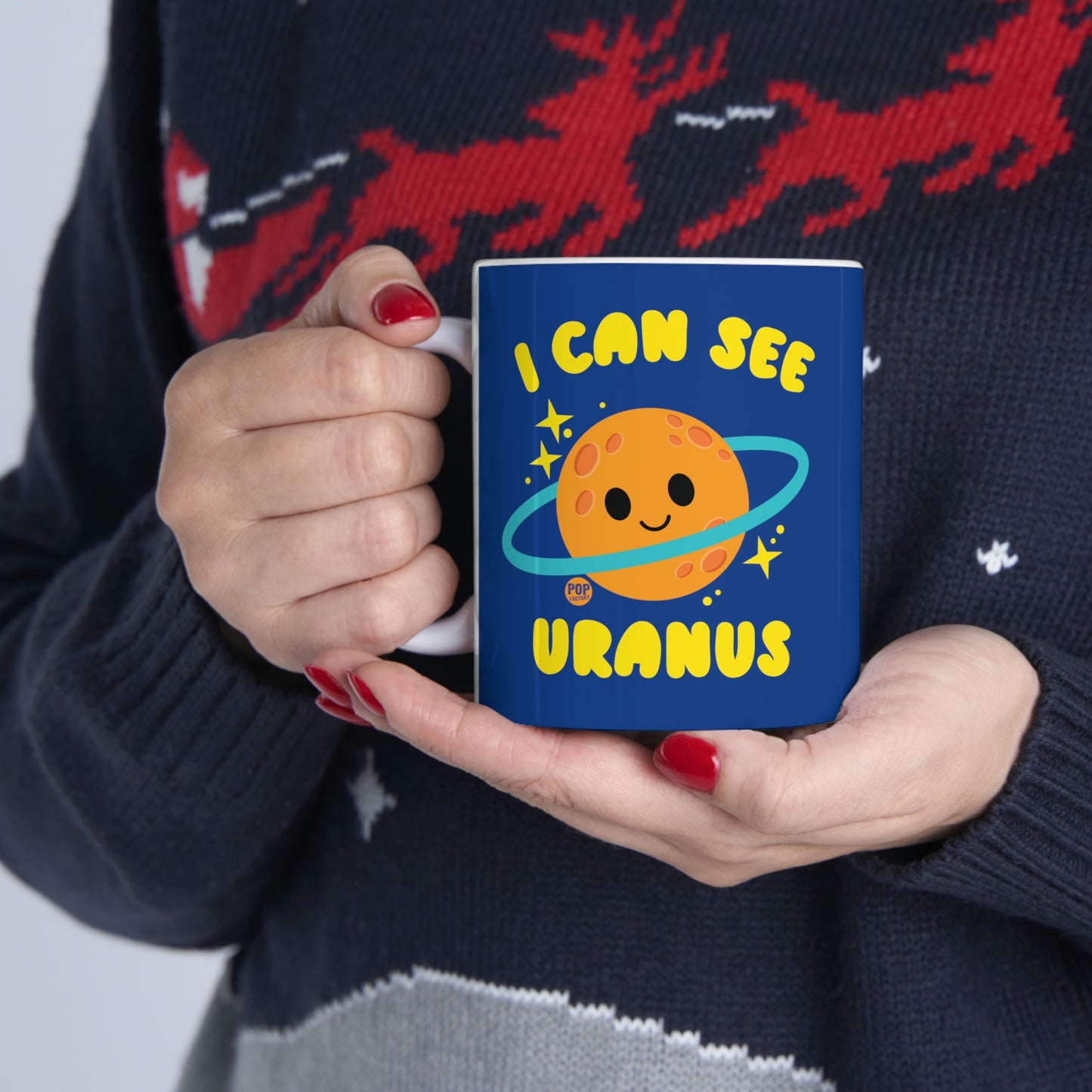 I CAN SEE URANUS COFFEE MUG