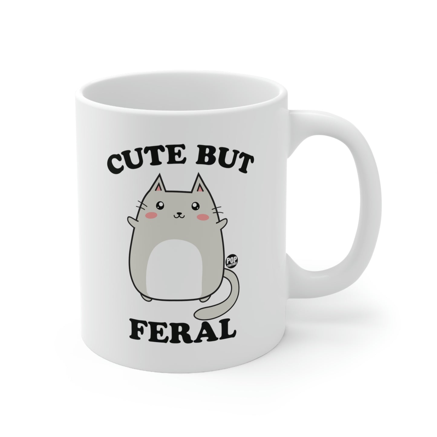 CUTE BUT FERAL COFFEE MUG