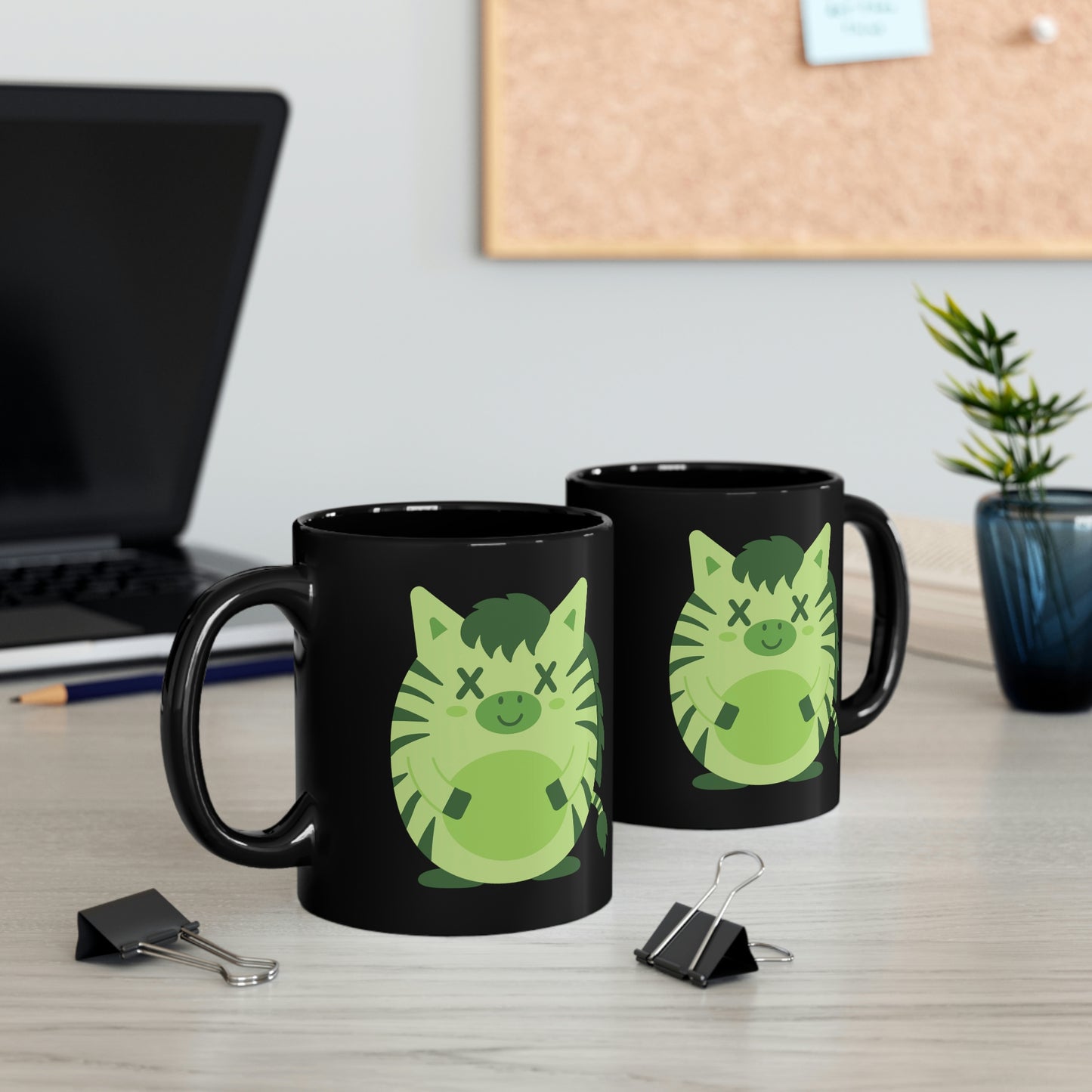 DEADIMALS ZEBRA COFFEE MUG