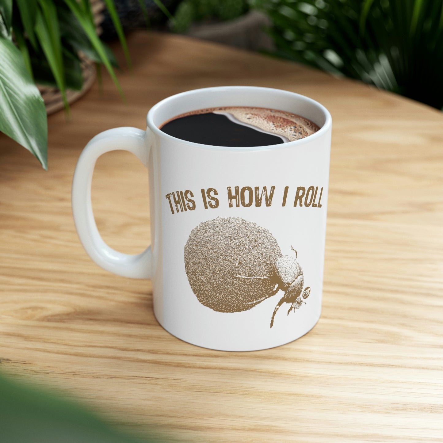 This How I Roll Dung Beetle Mug