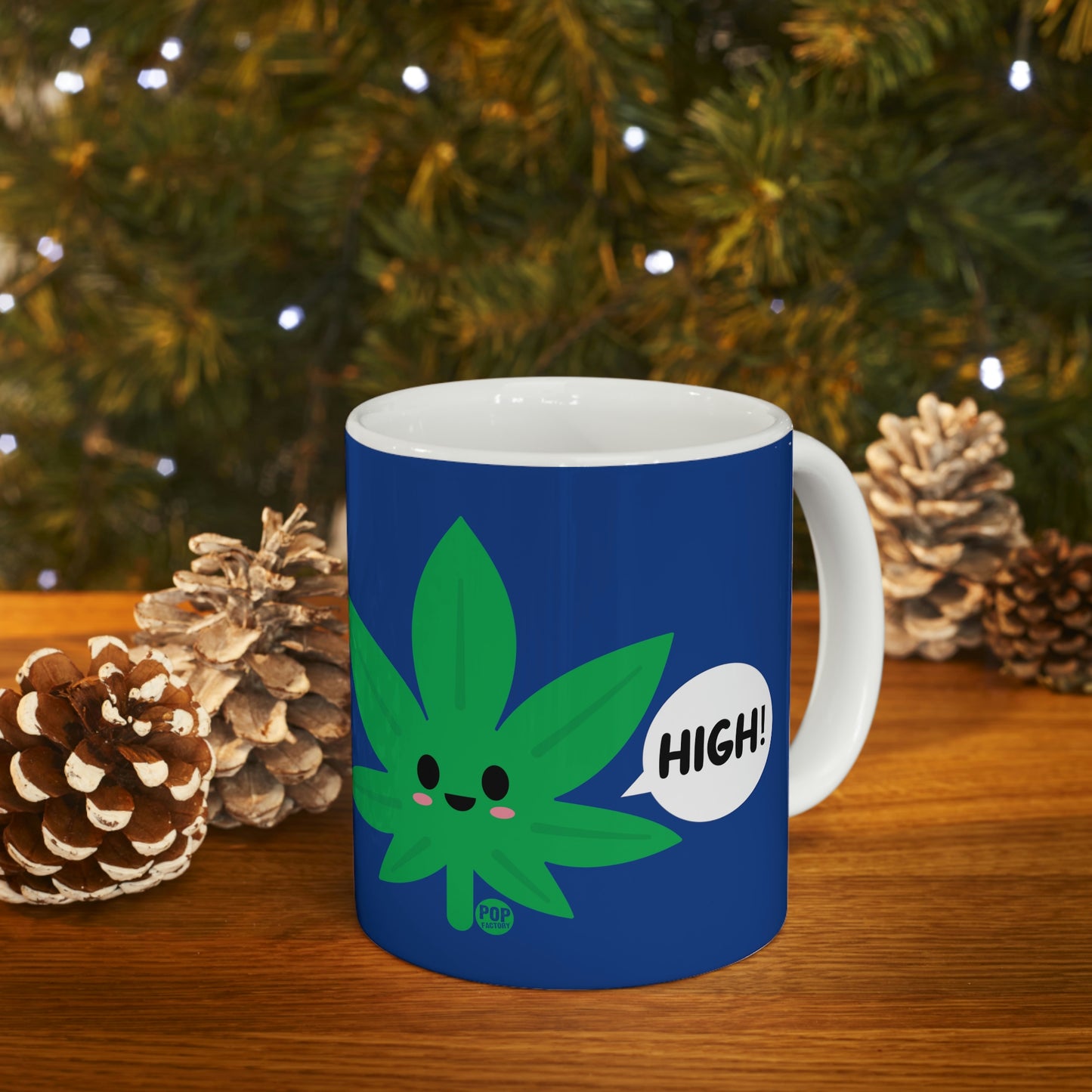 HIGH POT LEAF COFFEE MUG